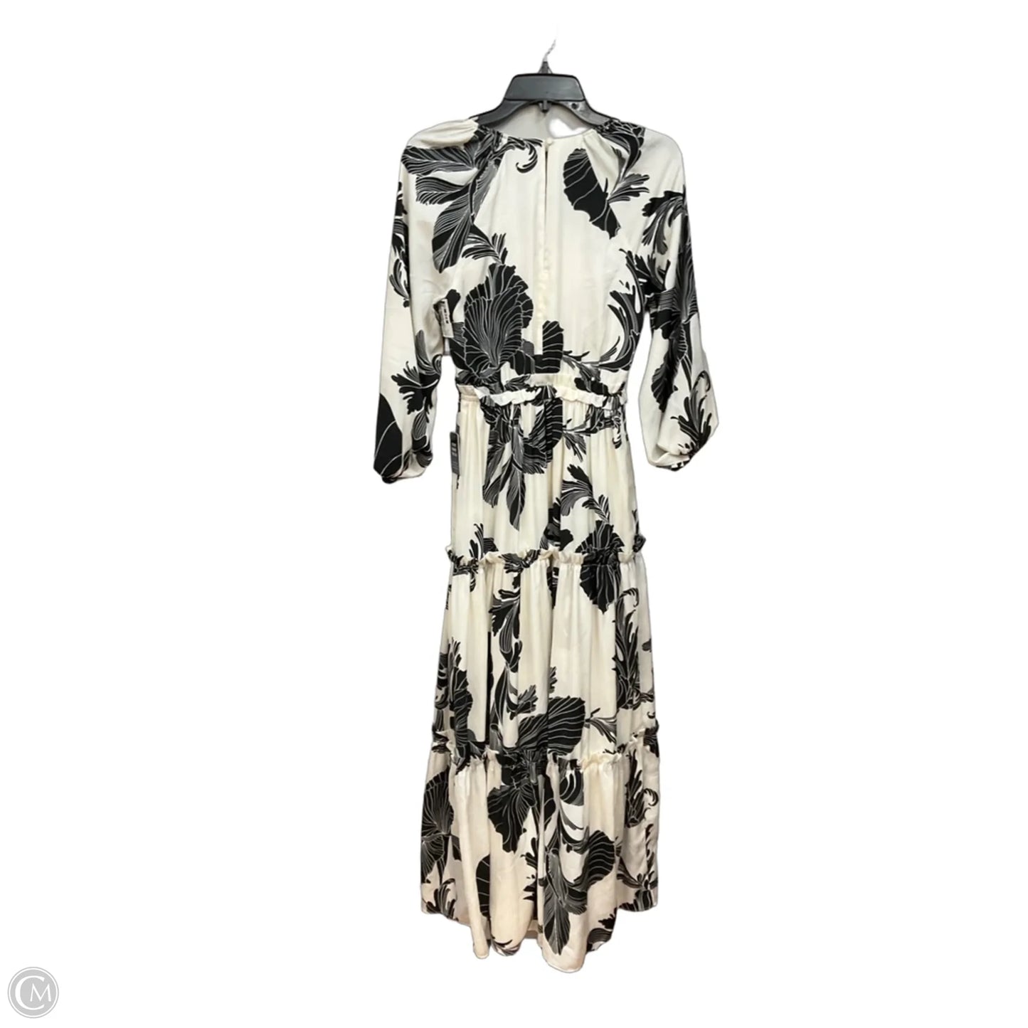 Dress Casual Maxi By Express In Black & Cream, Size: Xs