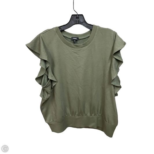 Top Sleeveless By Express In Green, Size: Xl