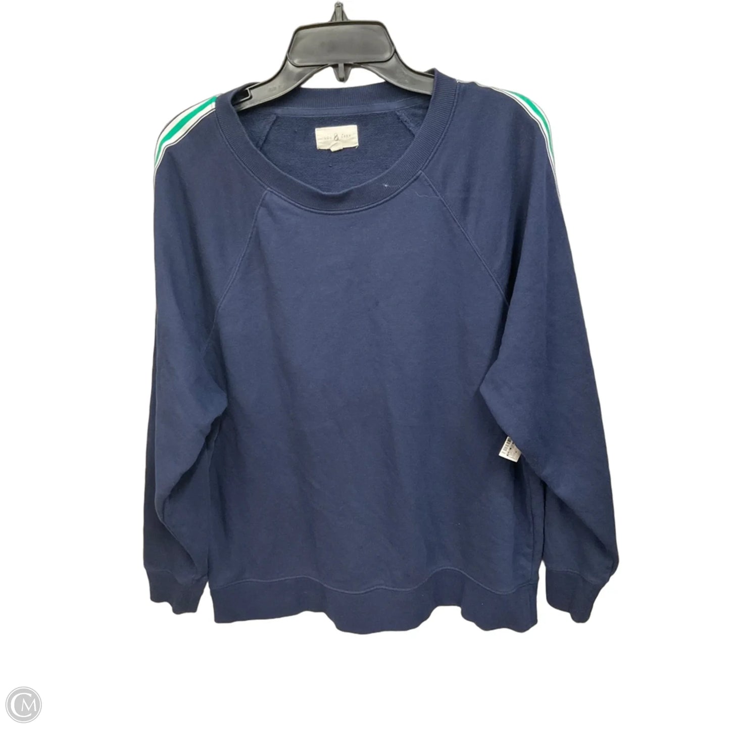 Sweatshirt Crewneck By Lou And Grey In Navy, Size: M