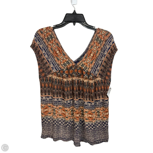 Top Sleeveless By Lucky Brand In Multi-colored, Size: S