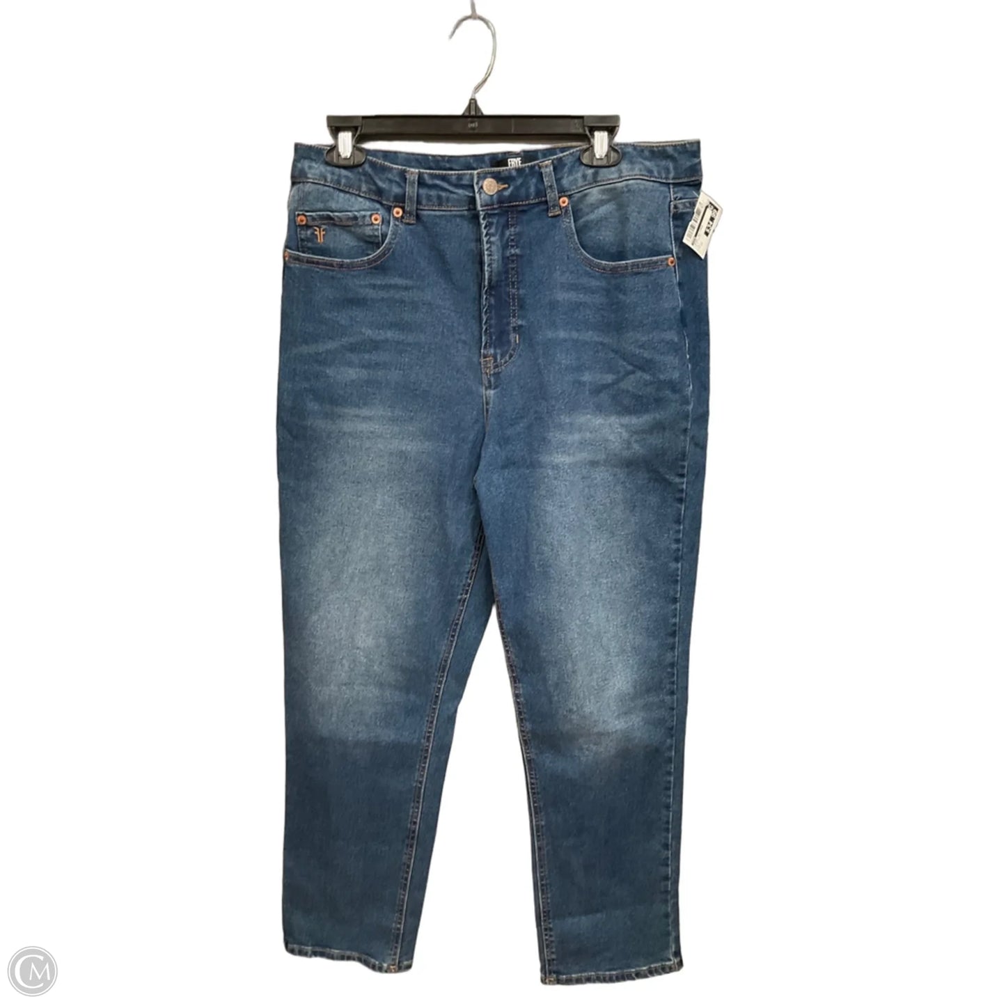 Jeans Designer By Frye In Blue Denim, Size: 12