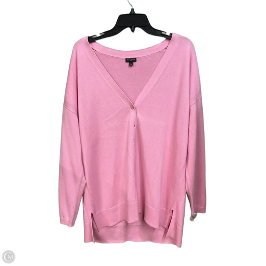 Cardigan By Talbots In Pink, Size: 1x
