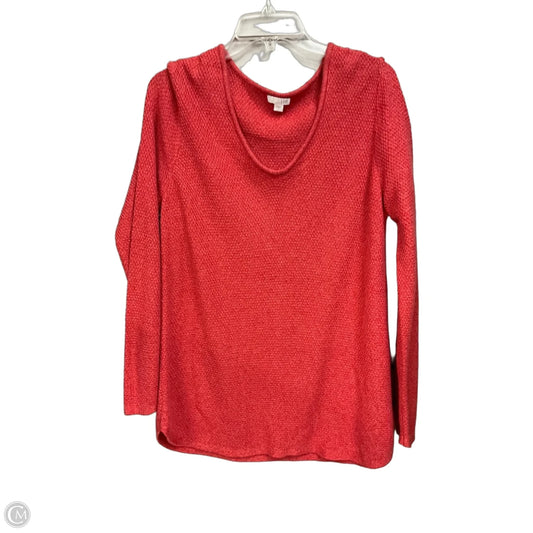Top Long Sleeve By J. Jill In Red, Size: L