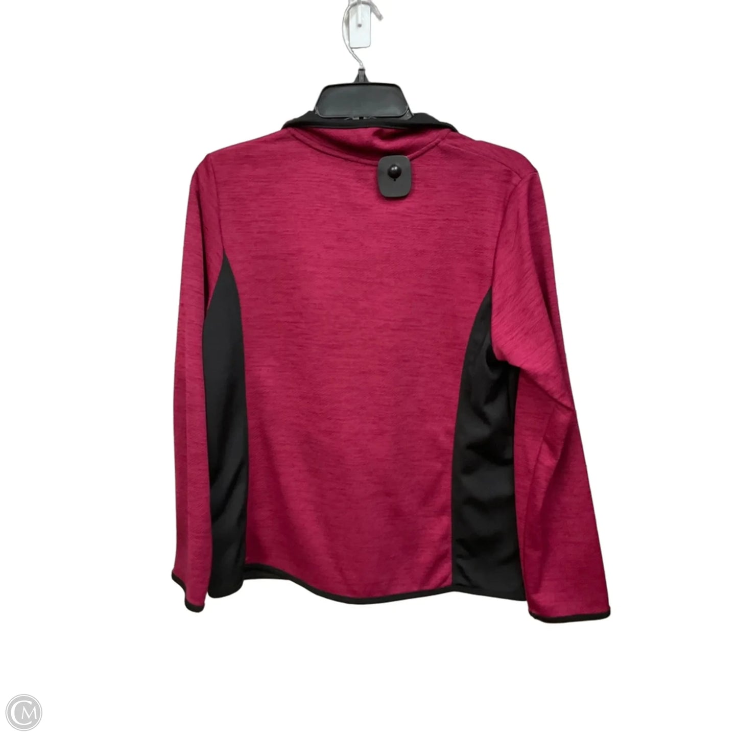 Athletic Jacket By St Johns Bay In Black & Pink, Size: Mp