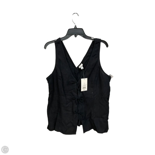 Top Sleeveless By A New Day In Black, Size: L