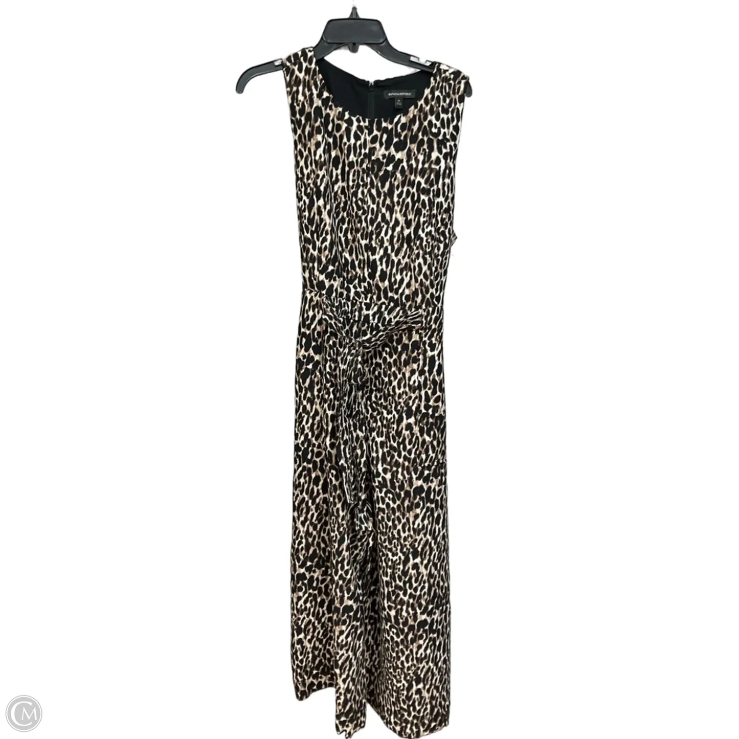 Jumpsuit By Banana Republic In Animal Print, Size: Xl