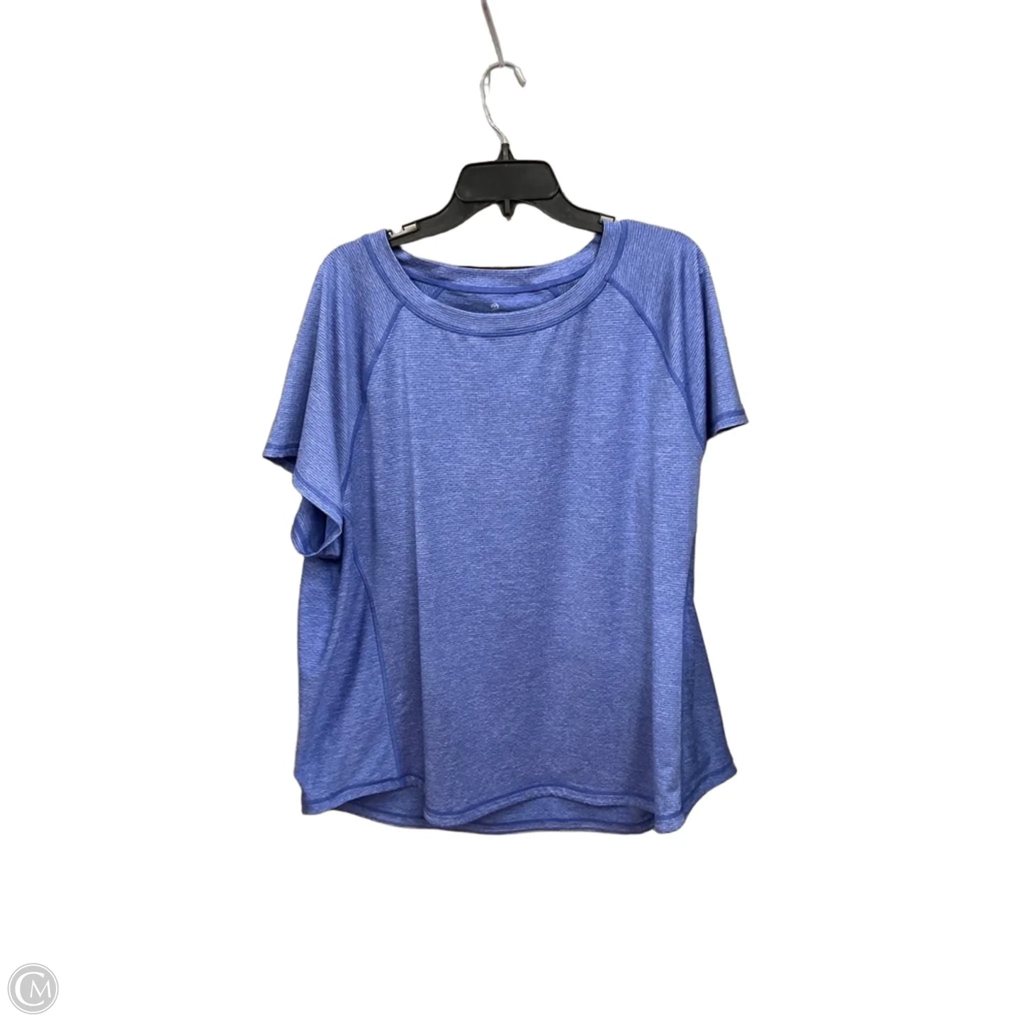 Athletic Top Short Sleeve By Talbots In Blue, Size: 3x