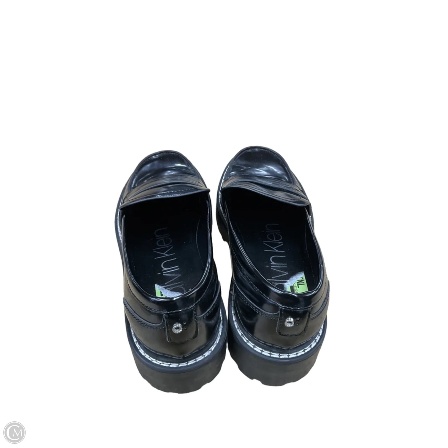 Shoes Flats By Calvin Klein In Black, Size: 7.5