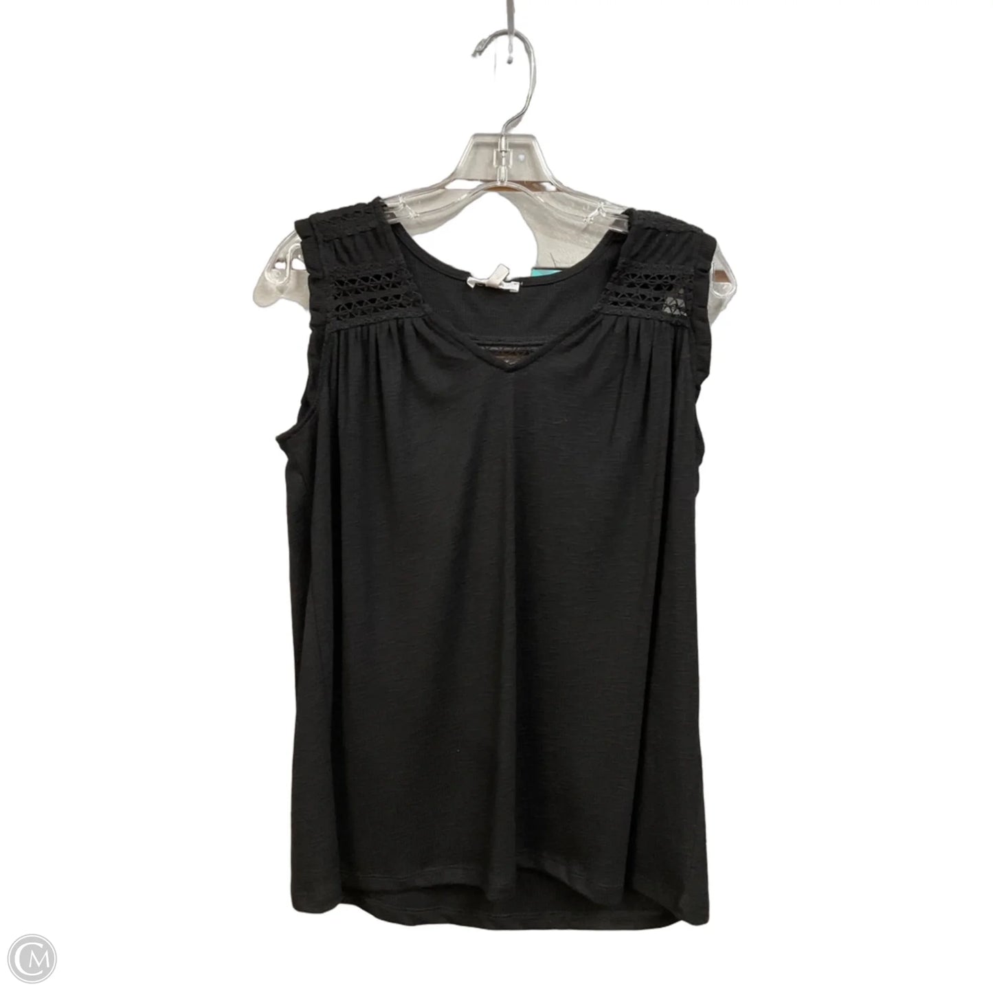 Top Sleeveless By Maurices In Black, Size: M