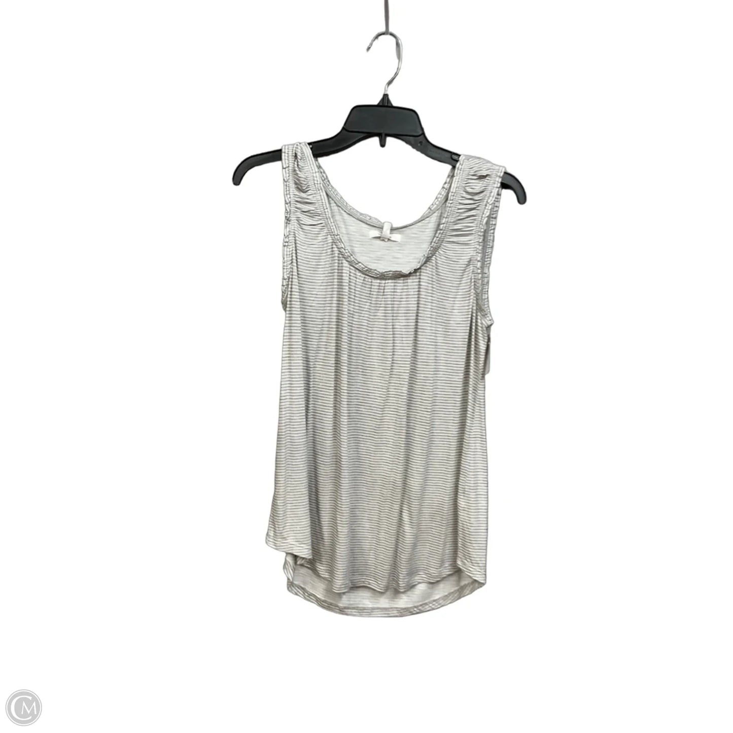 Top Sleeveless By Maurices In Striped Pattern, Size: M