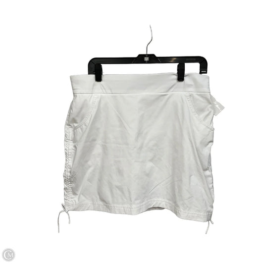Athletic Skort By Columbia In White, Size: L