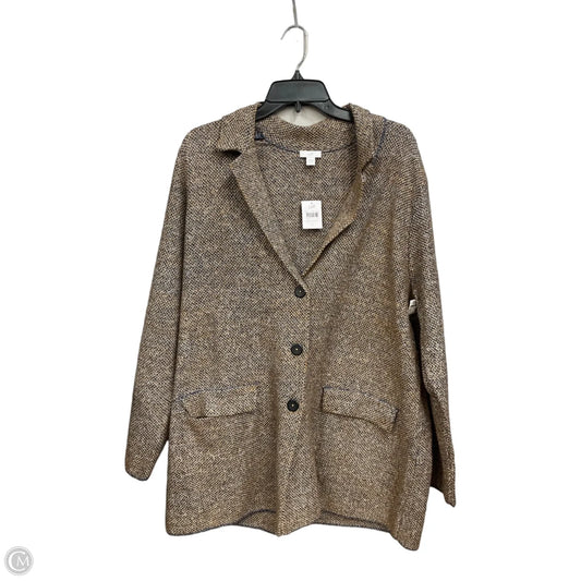 Blazer By J. Jill In Blue & Brown, Size: L