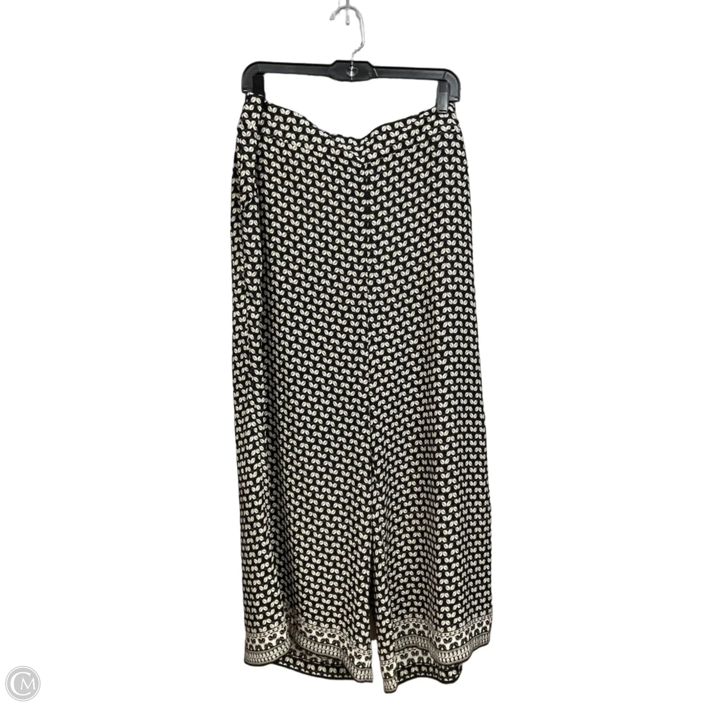 Pants Lounge By Max Studio In Black & Cream, Size: 18