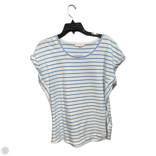 Top Sleeveless By Talbots In Striped Pattern, Size: M