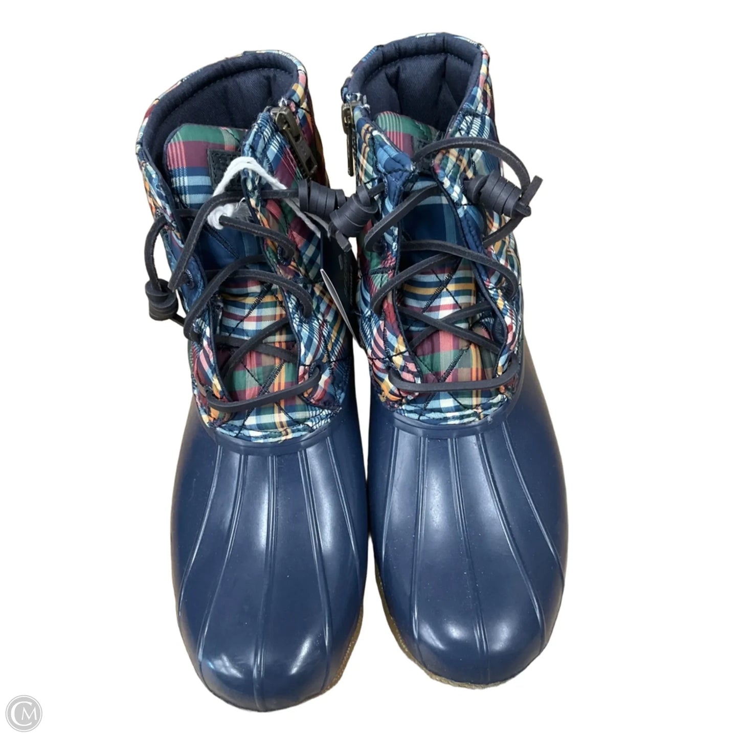 Boots Rain By Sperry In Plaid Pattern, Size: 8.5