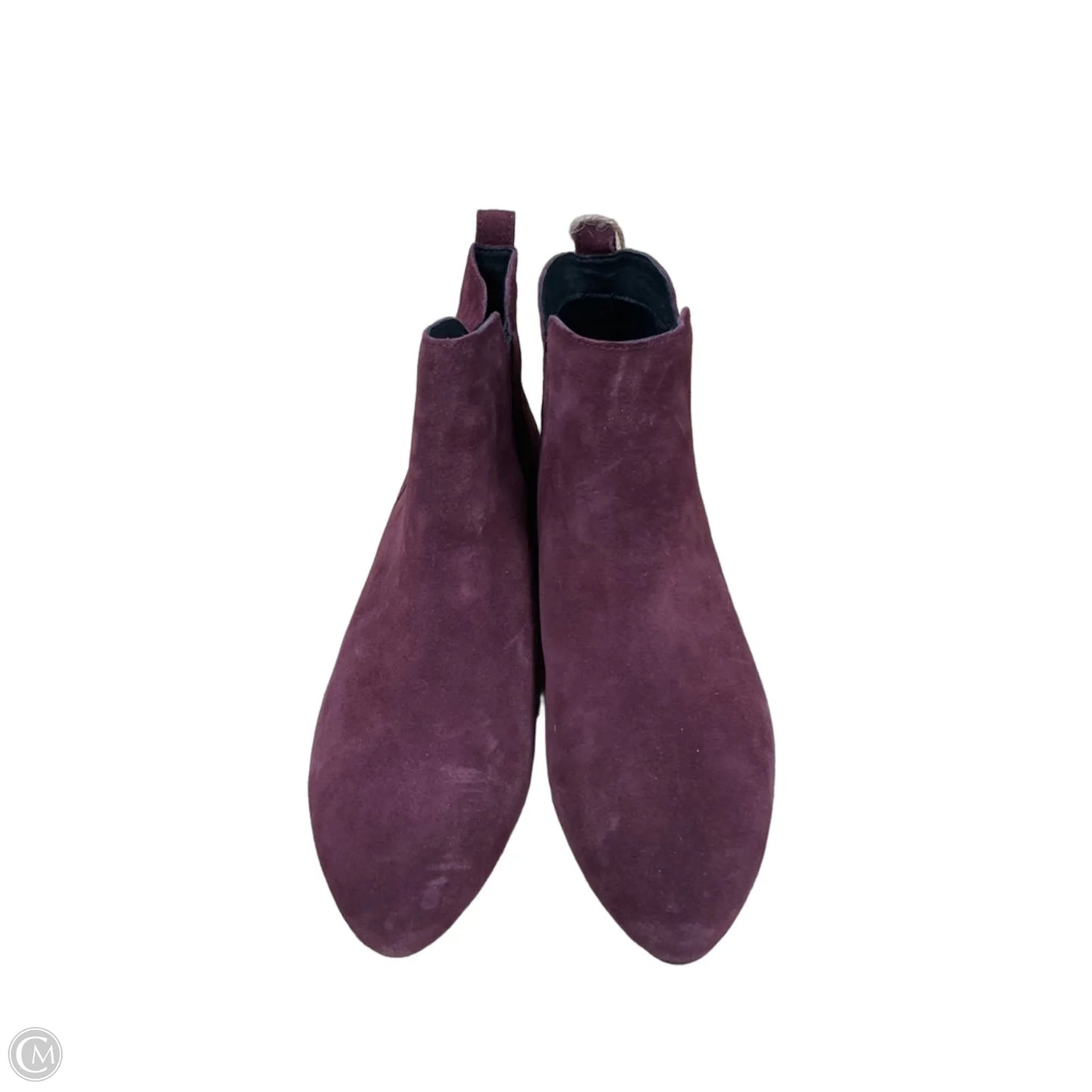 Boots Ankle Flats By Born In Maroon, Size: 8