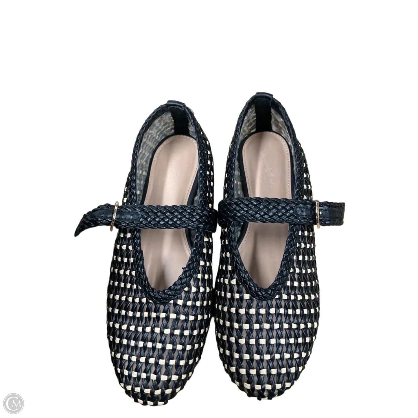Shoes Flats By Universal Thread In Black & Tan, Size: 6.5