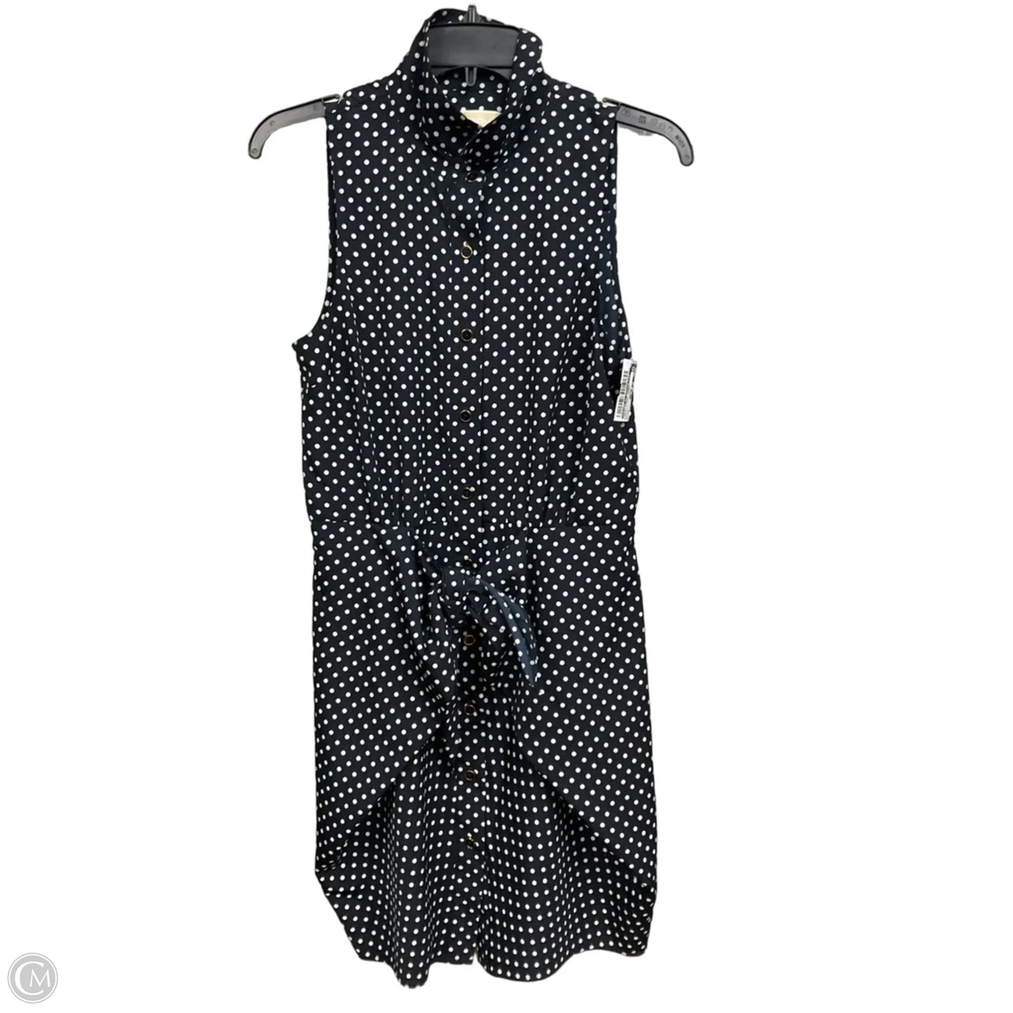 Dress Casual Short By Michael By Michael Kors In Polkadot Pattern, Size: S