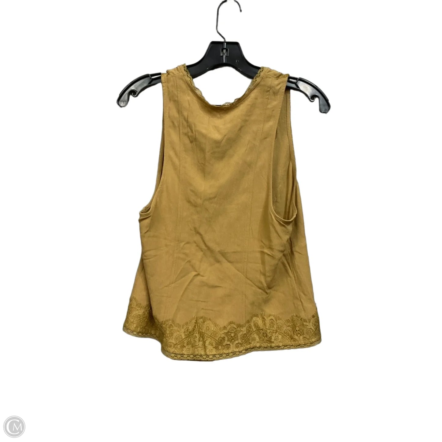 Top Sleeveless By Free People In Yellow, Size: L