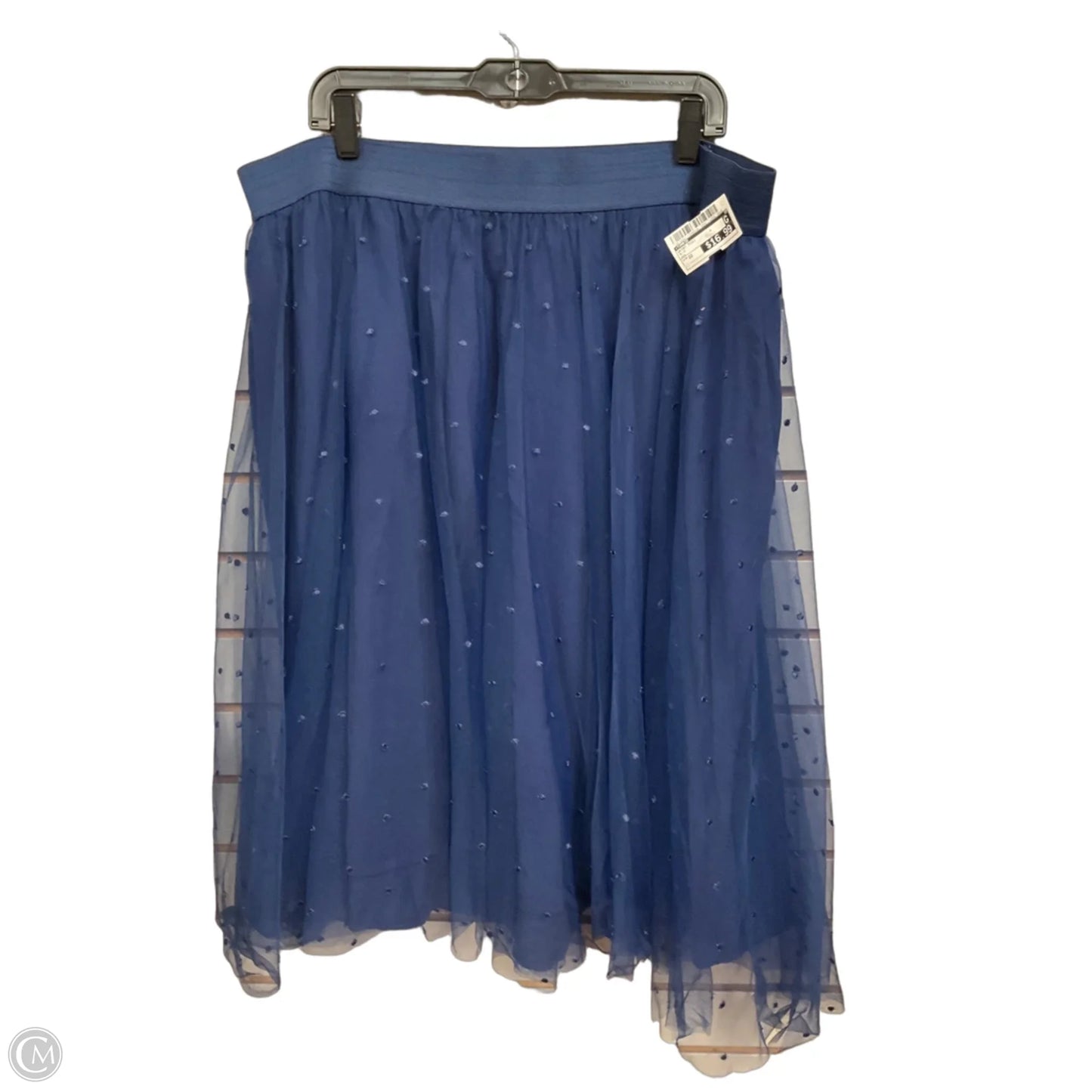 Skirt Midi By Torrid In Blue, Size: 22