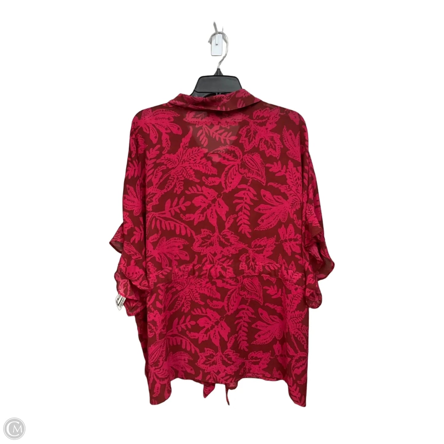 Blouse Short Sleeve By Torrid In Tropical Print, Size: 1x