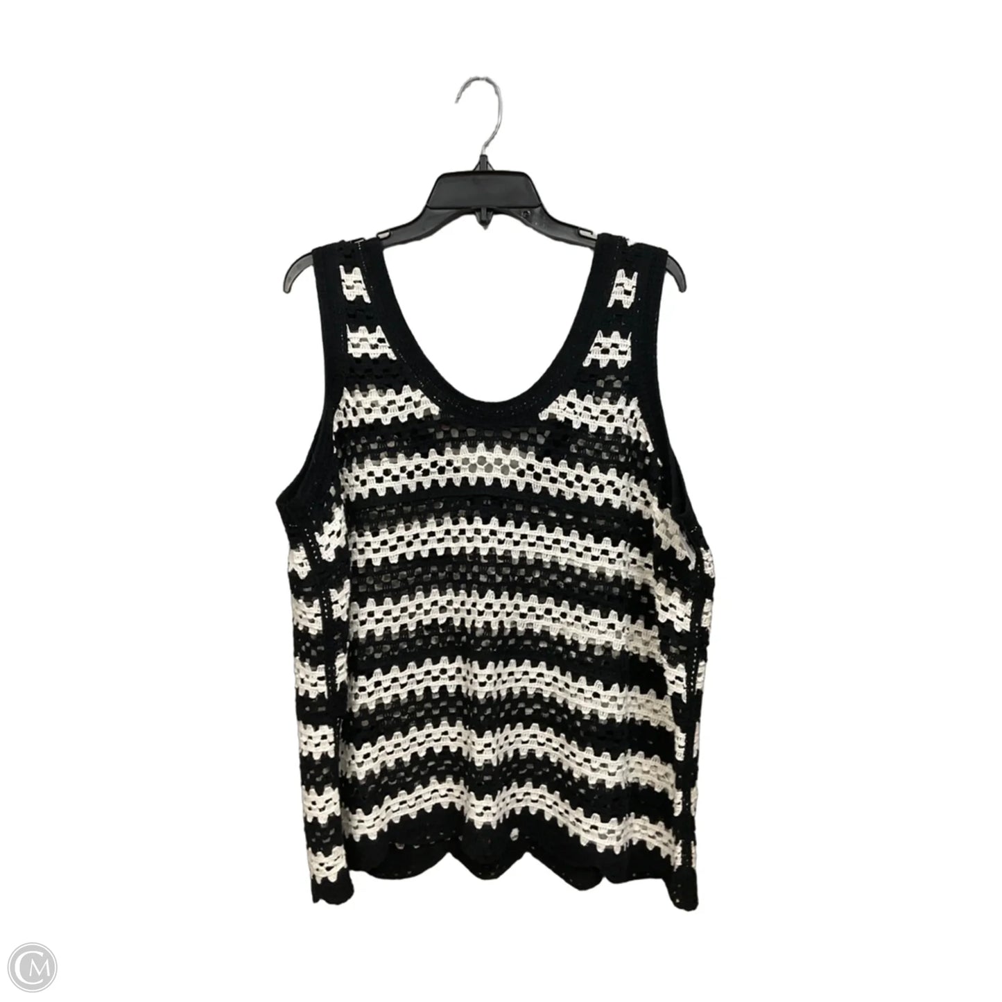 Top Sleeveless By Torrid In Striped Pattern, Size: 1x