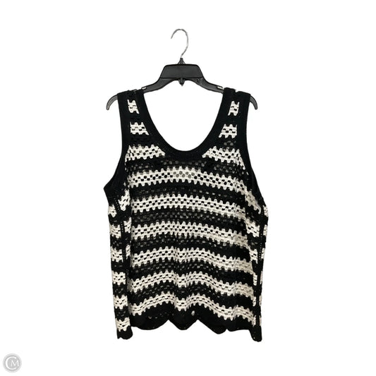 Top Sleeveless By Torrid In Striped Pattern, Size: 1x