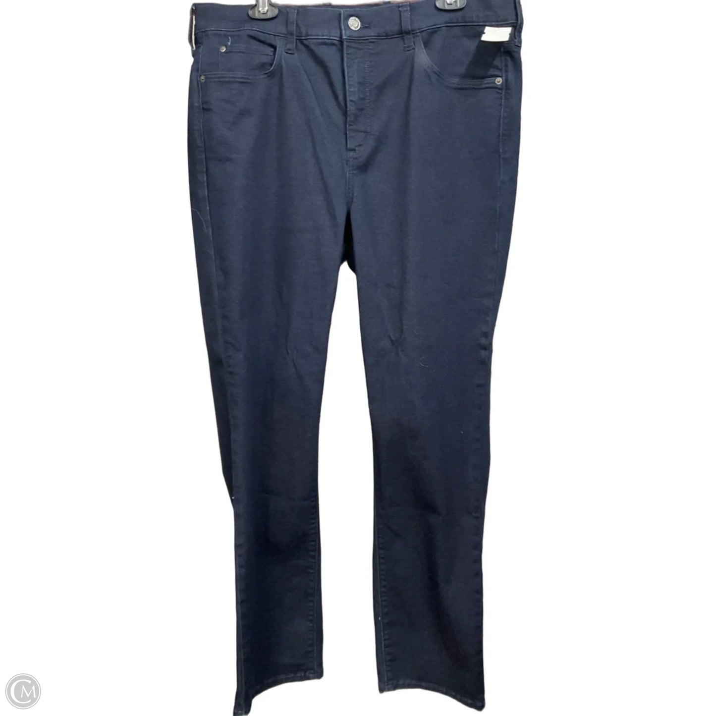 Jeans Straight By Eddie Bauer In Blue Denim, Size: 16