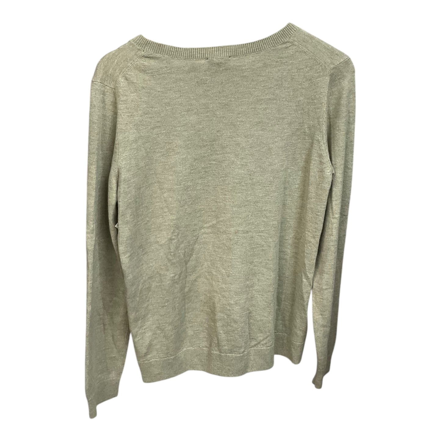 Top Long Sleeve By Talbots In Green, Size: L