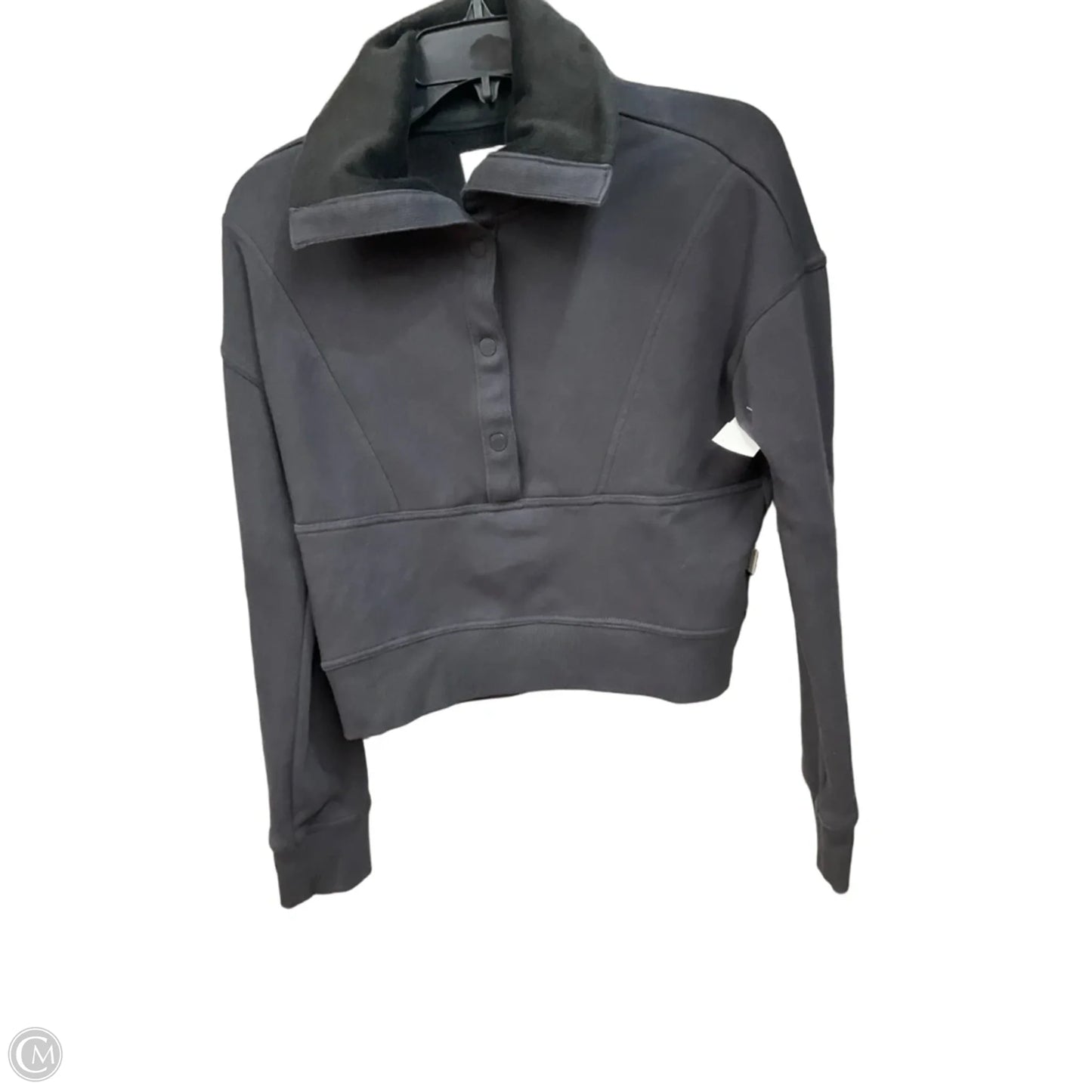 Top Long Sleeve By Upwest In Grey, Size: S