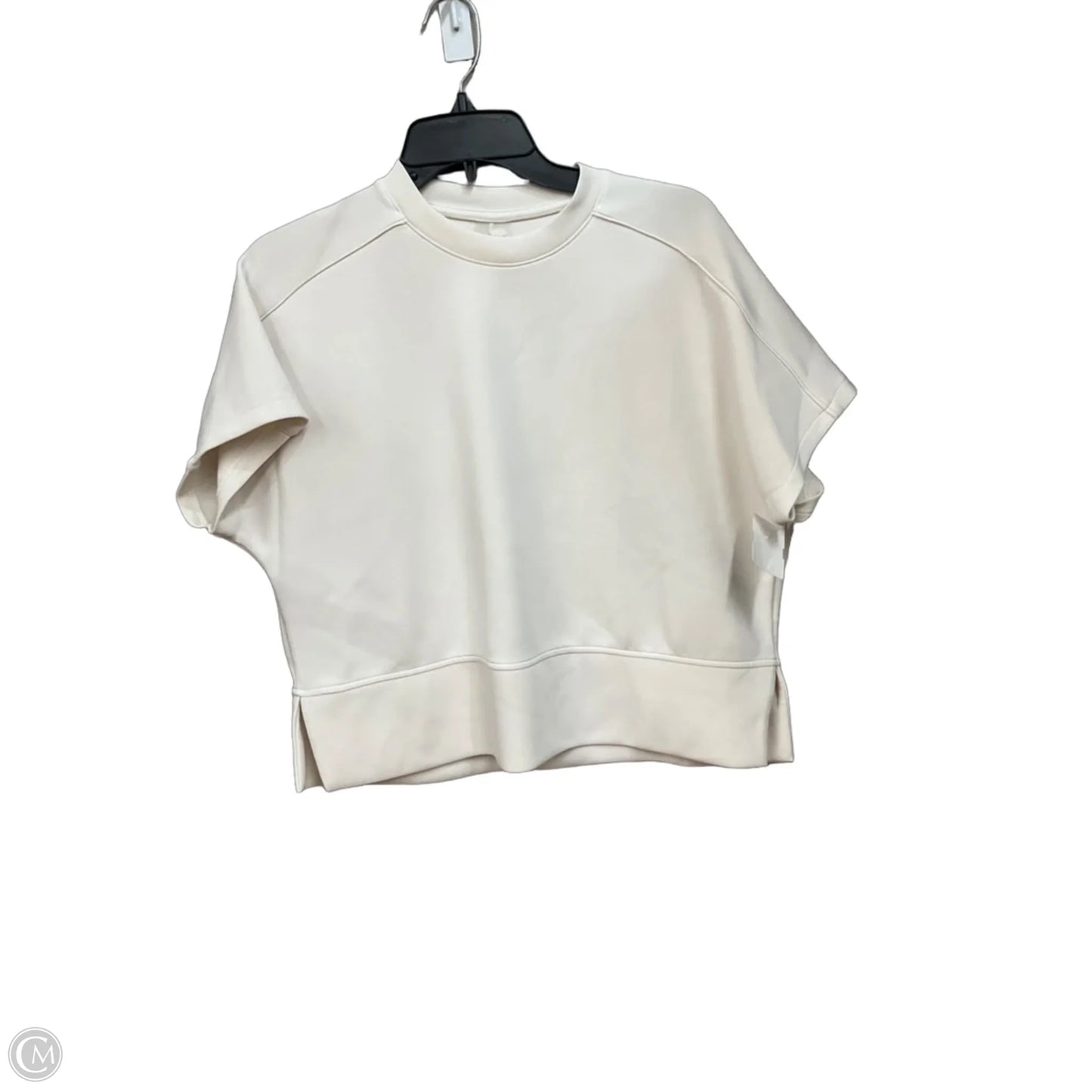 Athletic Top Short Sleeve By Calia In White, Size: S