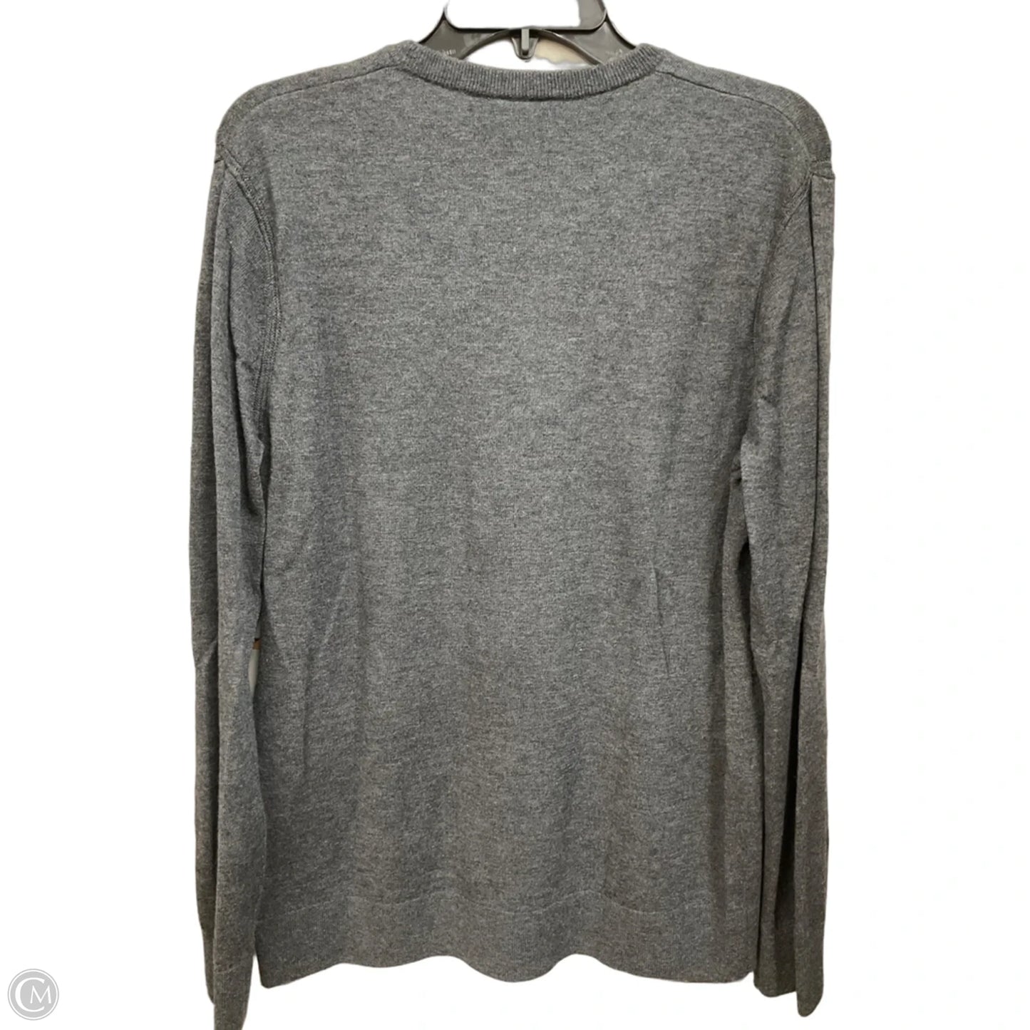 Top Long Sleeve By Theory In Grey, Size: L