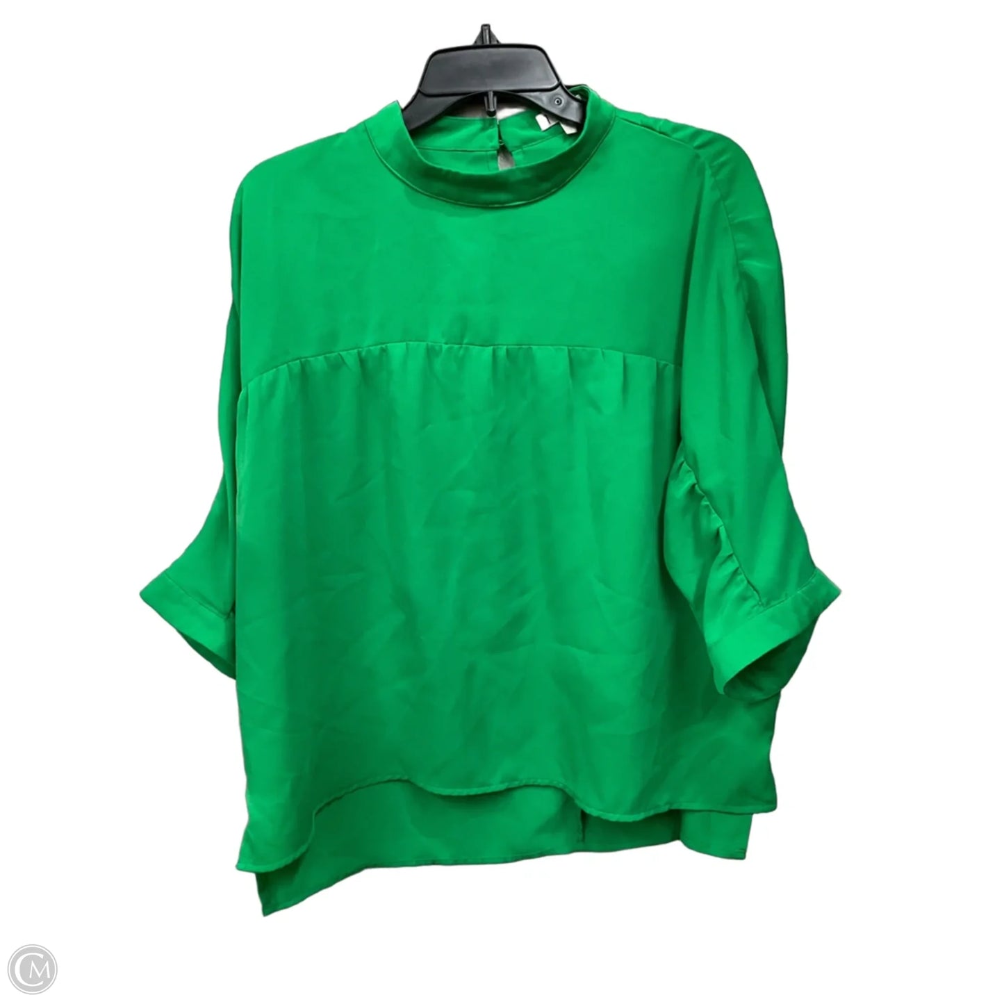 Top Short Sleeve By Tcec In Green, Size: L