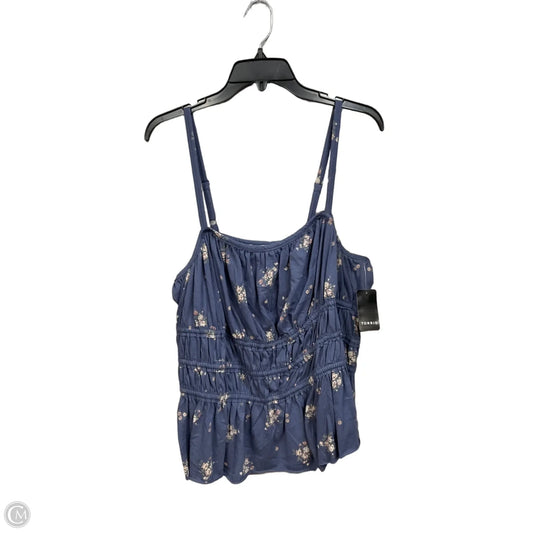 Top Sleeveless By Cmc In Floral Print, Size: Xl