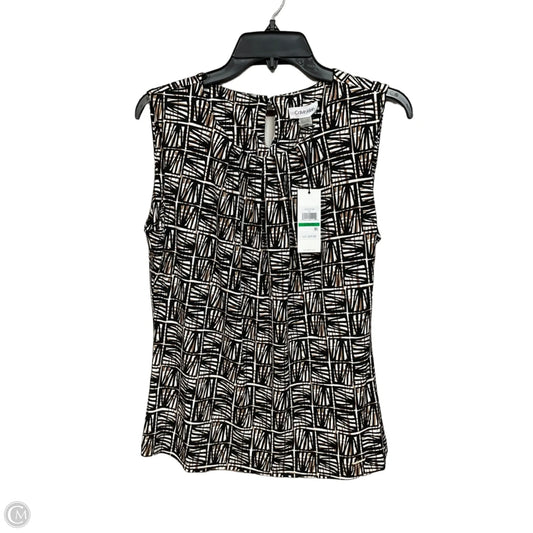 Top Sleeveless By Calvin Klein In Multi-colored, Size: L