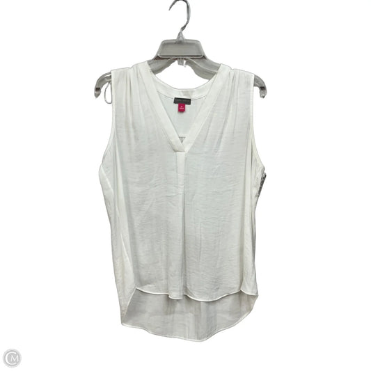 Top Sleeveless By Vince Camuto In White, Size: M