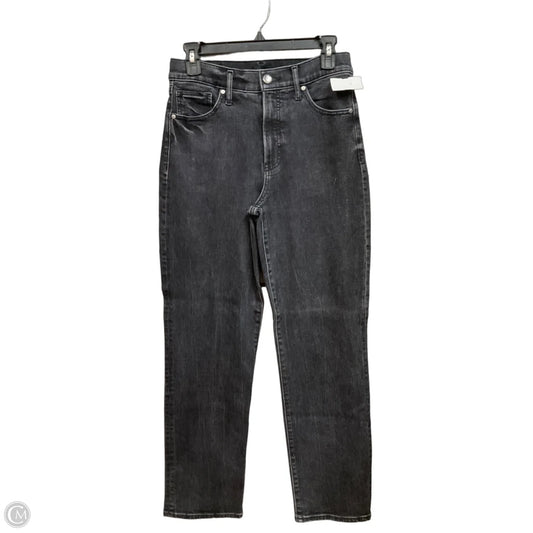 Jeans Straight By Express In Grey Denim, Size: 6