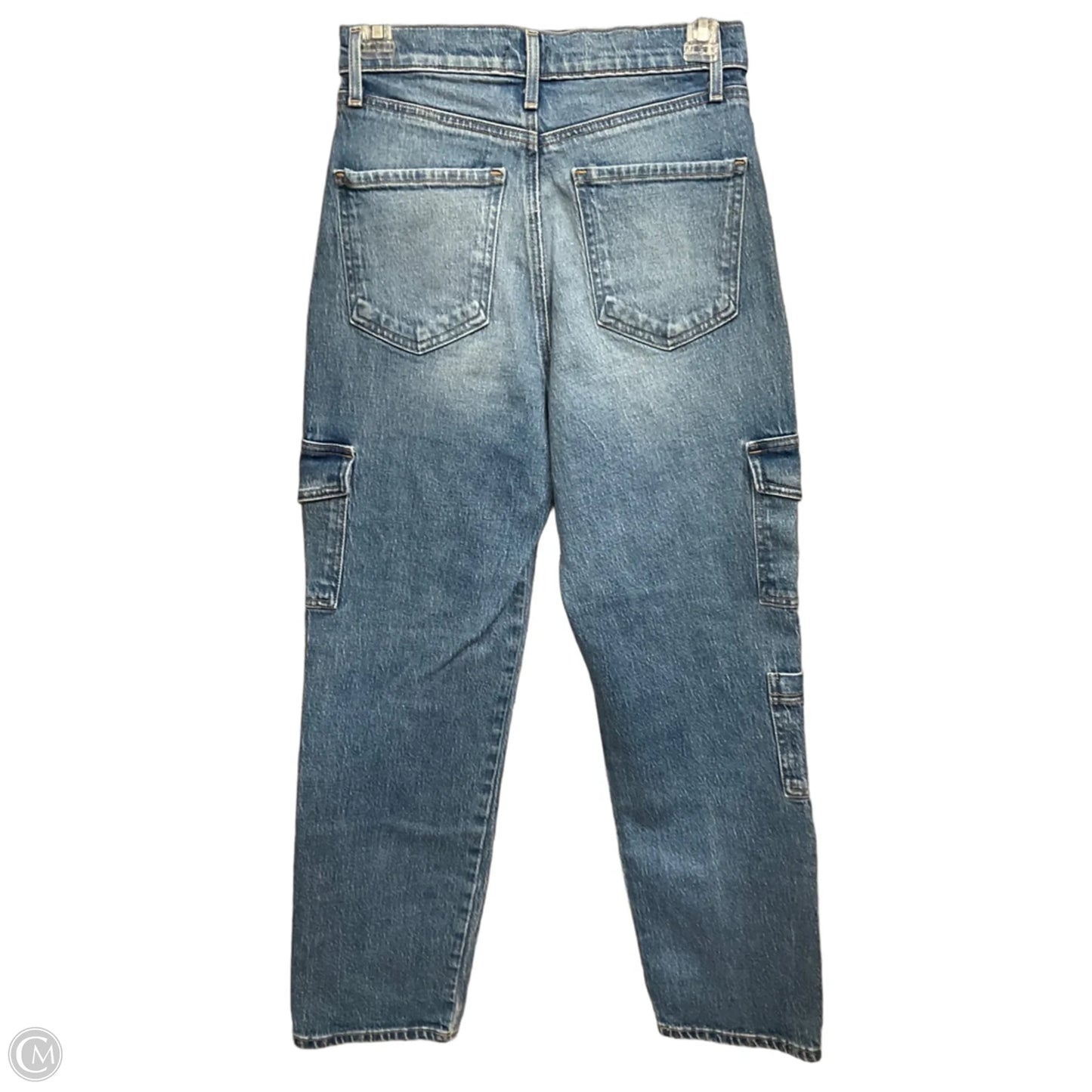 Jeans Straight By Express In Blue Denim, Size: 2