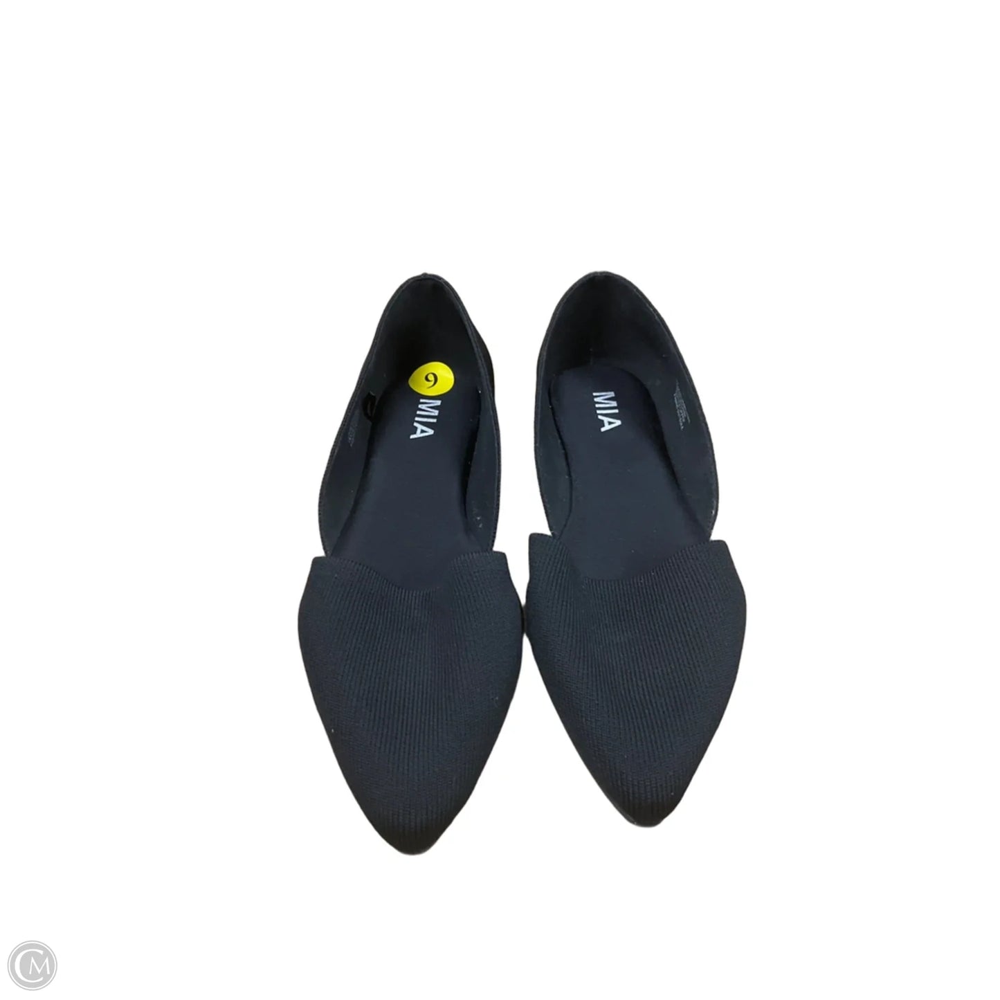 Shoes Flats By Mia In Black, Size: 9