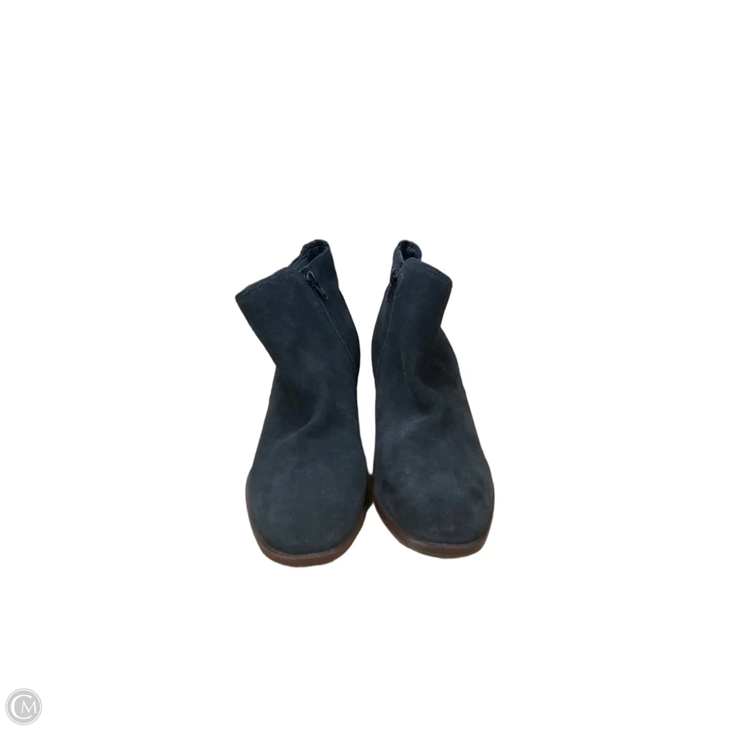 Boots Ankle Heels By Lucky Brand In Black & Brown, Size: 9.5