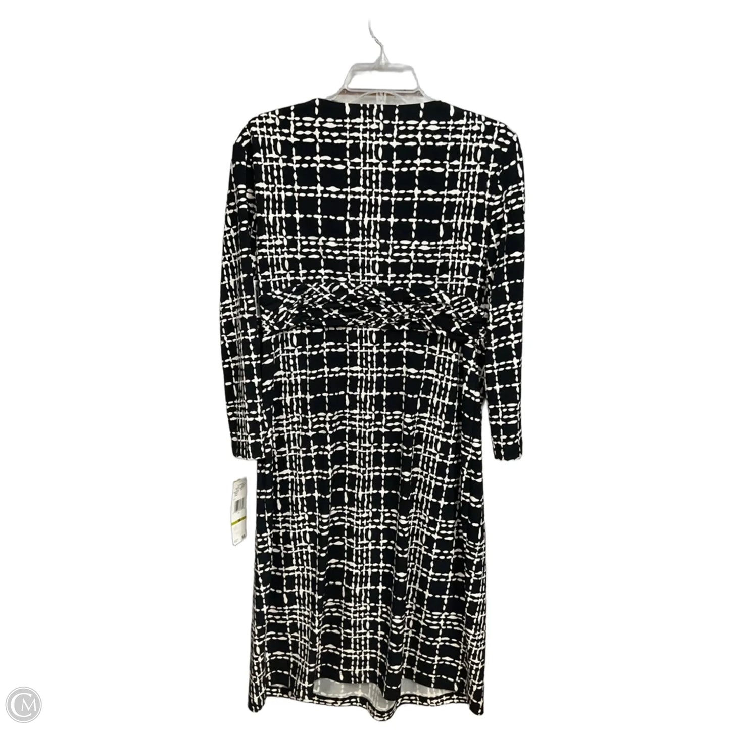 Dress Casual Short By Jones Wear In Black & Cream, Size: Xl