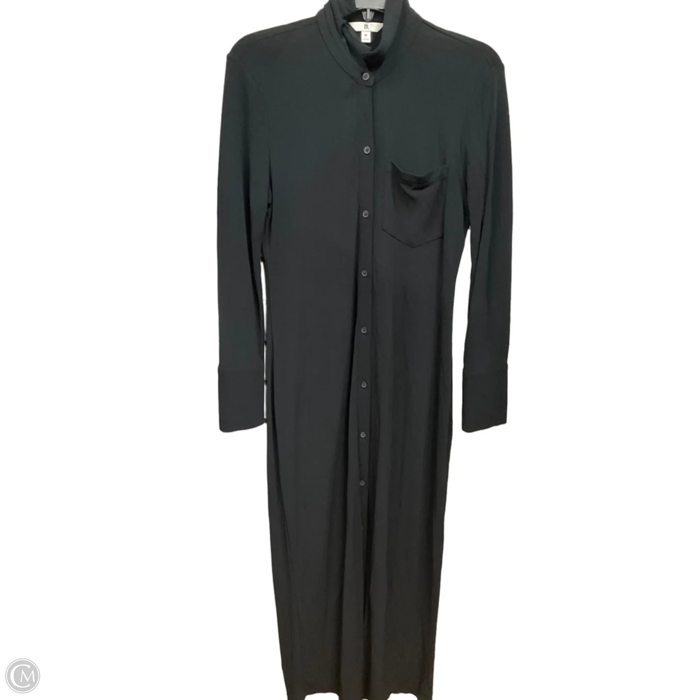 Dress Casual Maxi By Banana Republic In Black, Size: M