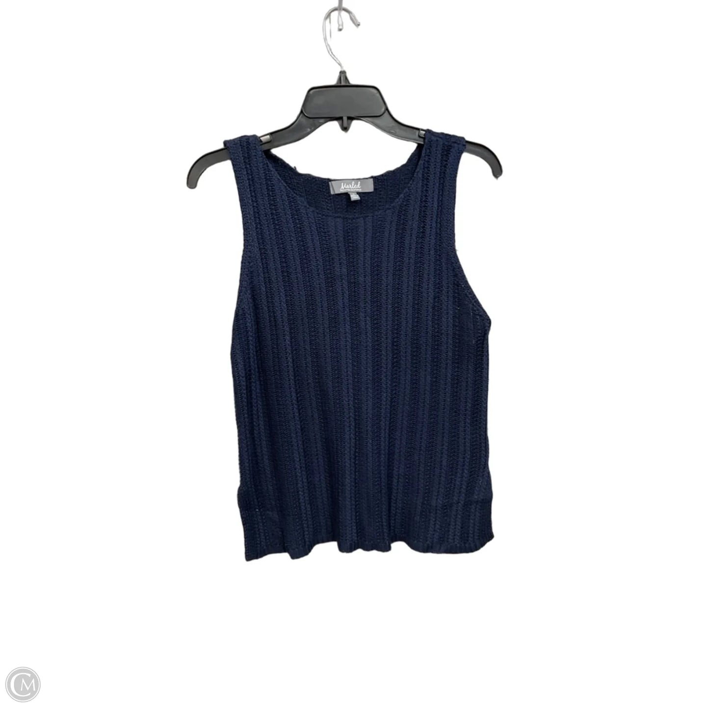 Top Sleeveless By Marled In Navy, Size: M