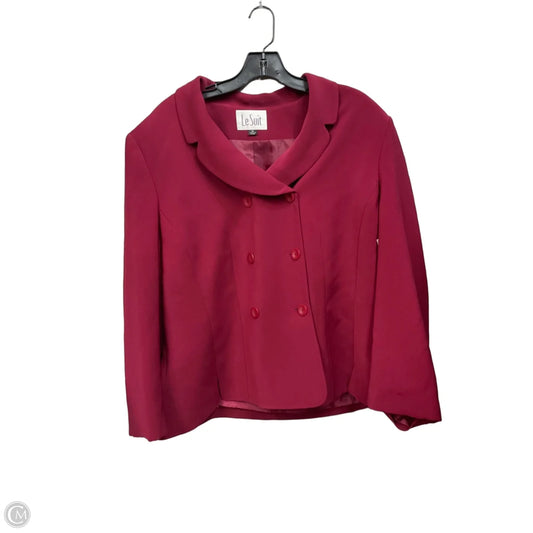 Blazer By Le Suit In Animal Print, Size: Xxl