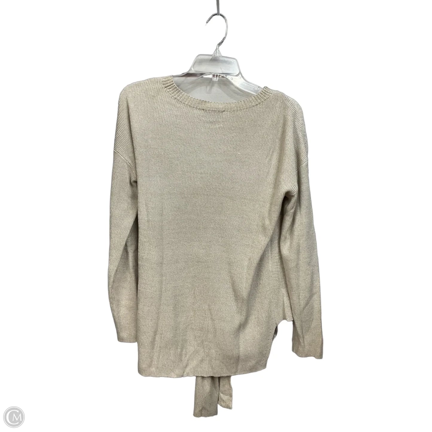 Top Long Sleeve By Tribal In Beige, Size: L