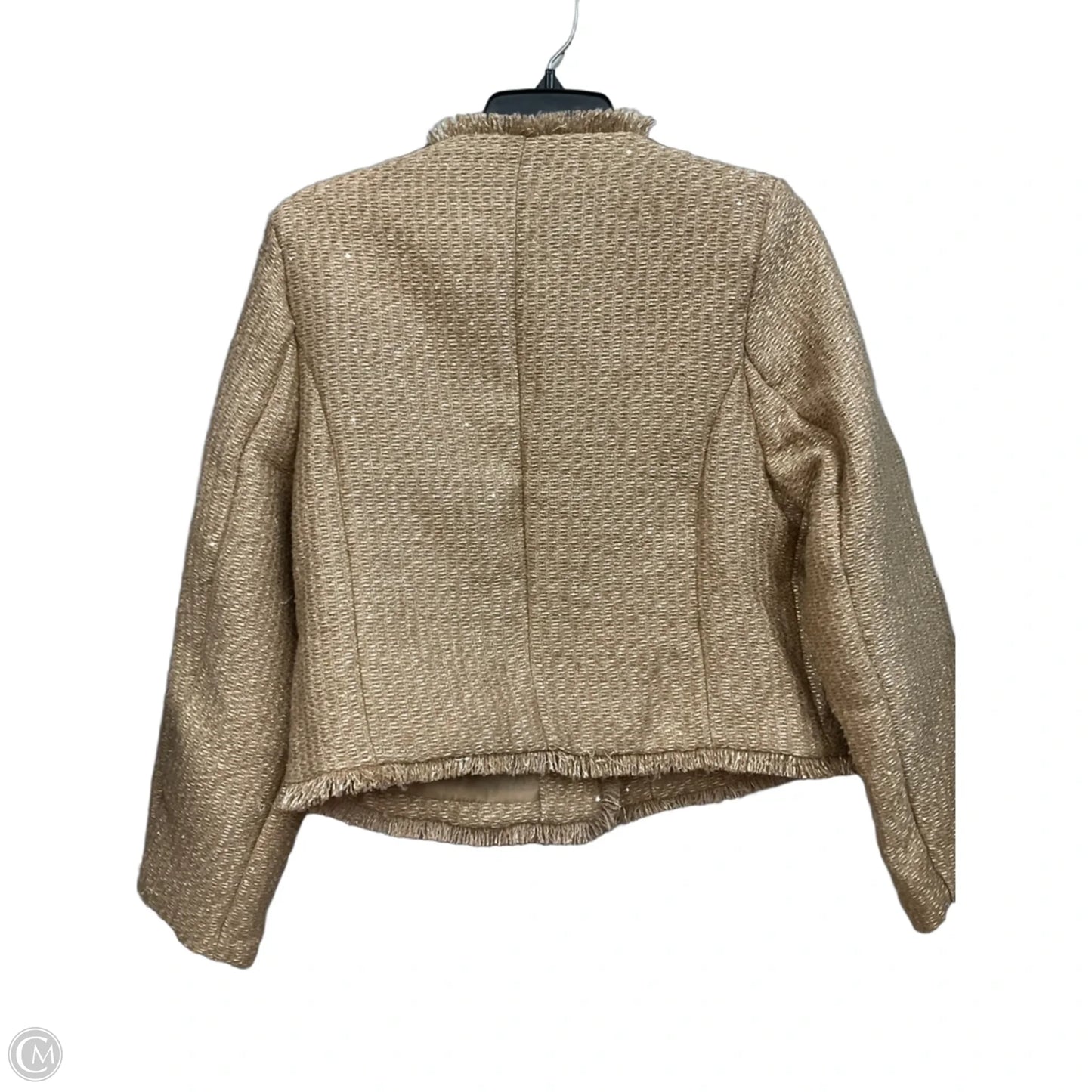 Blazer By Sunday Up In Gold & Tan, Size: L