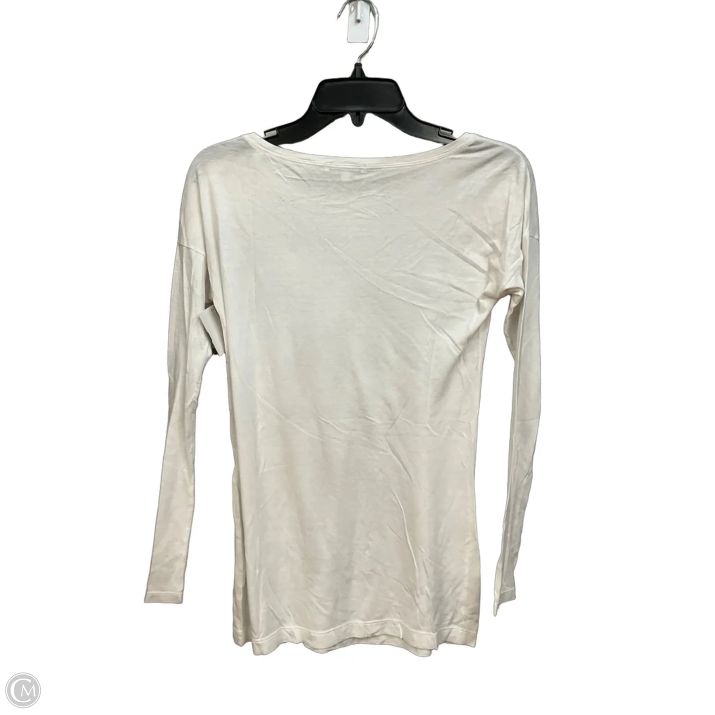 Top Long Sleeve Basic By Vince In White, Size: S