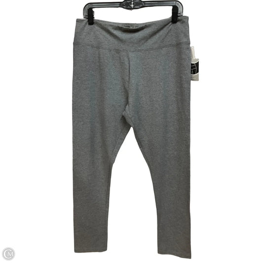 Athletic Leggings By Falls Creek In Grey, Size: Xl