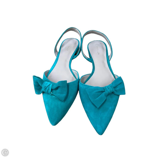 Shoes Flats By Ann Taylor In Green, Size: 8