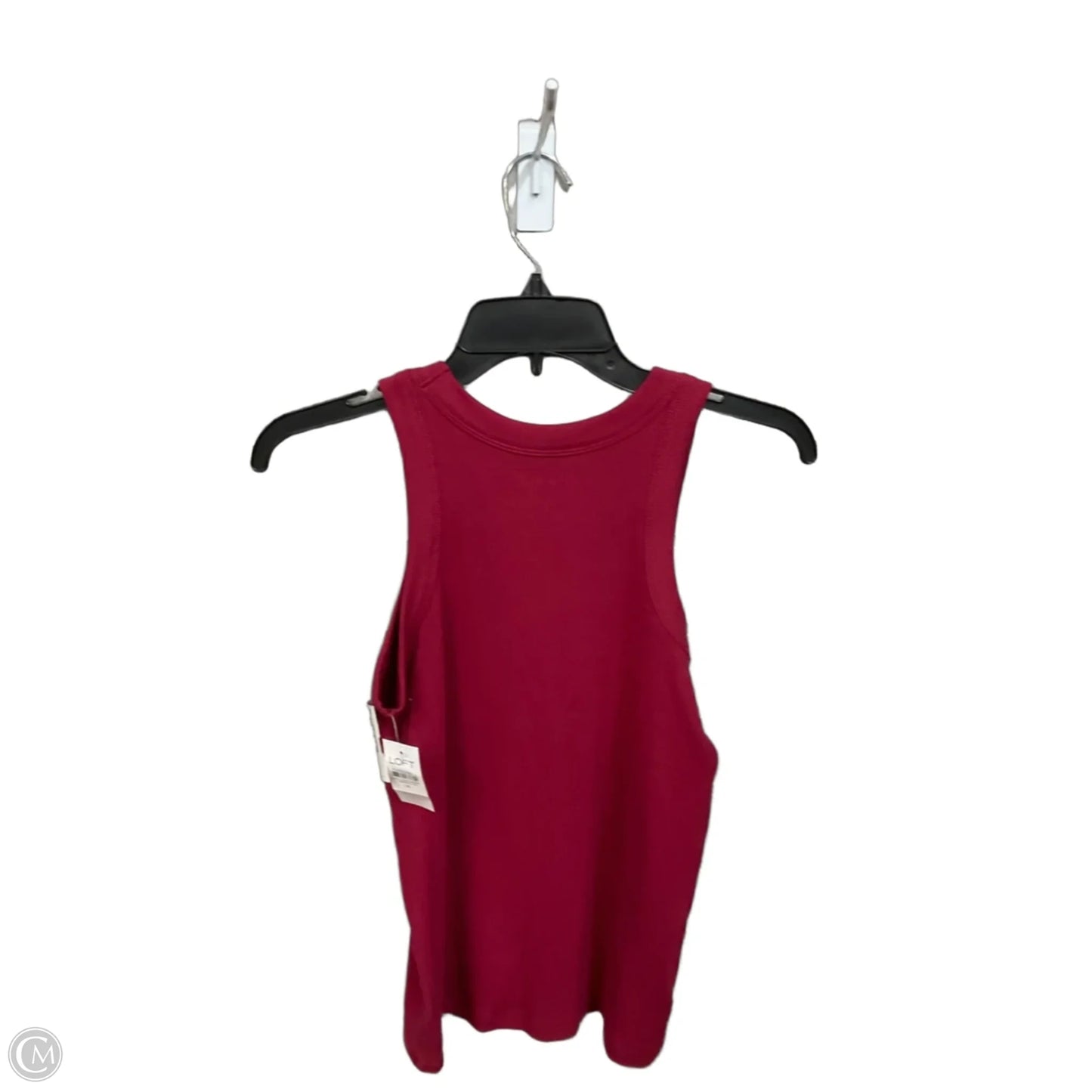 Top Sleeveless Basic By Loft In Maroon, Size: M